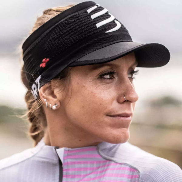 Mũ chạy bộ Compressport Spiderweb Headband On/Off - Đen (Black)