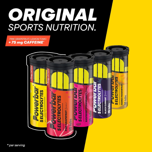 Viên sủi bổ sung điện giải PowerBar 5Electrolytes - Vị Chanh (Lemon Tonic)