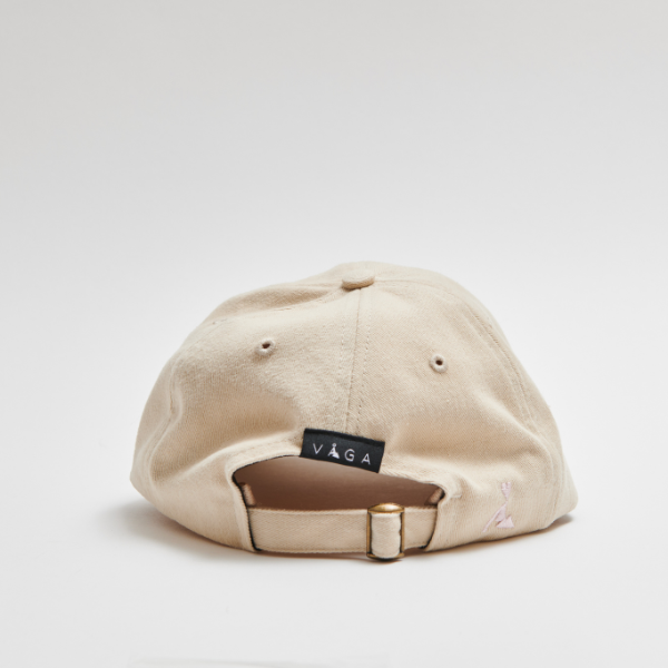 Nón VAGA Washed Cotton Lifestyle Cap - Vàng Pastel (Washed Sand/Navy Blue)