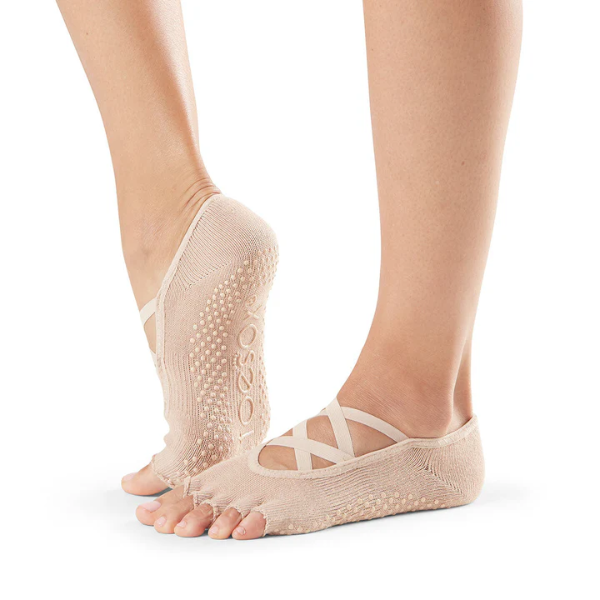 Vớ Toesox Grip Half Toe Elle - Nude