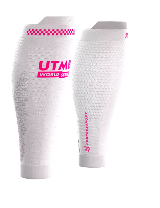 Băng bảo vệ bắp chân Compressport Calf Sleeves R2 3.0 (Phiên bản UTMB) - Trắng