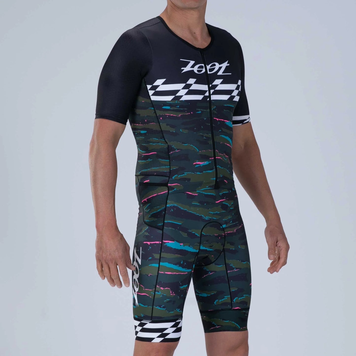 Đồ Ba môn Nam Zoot LTD Tri Aero Fz Racesuit - Cali Camo