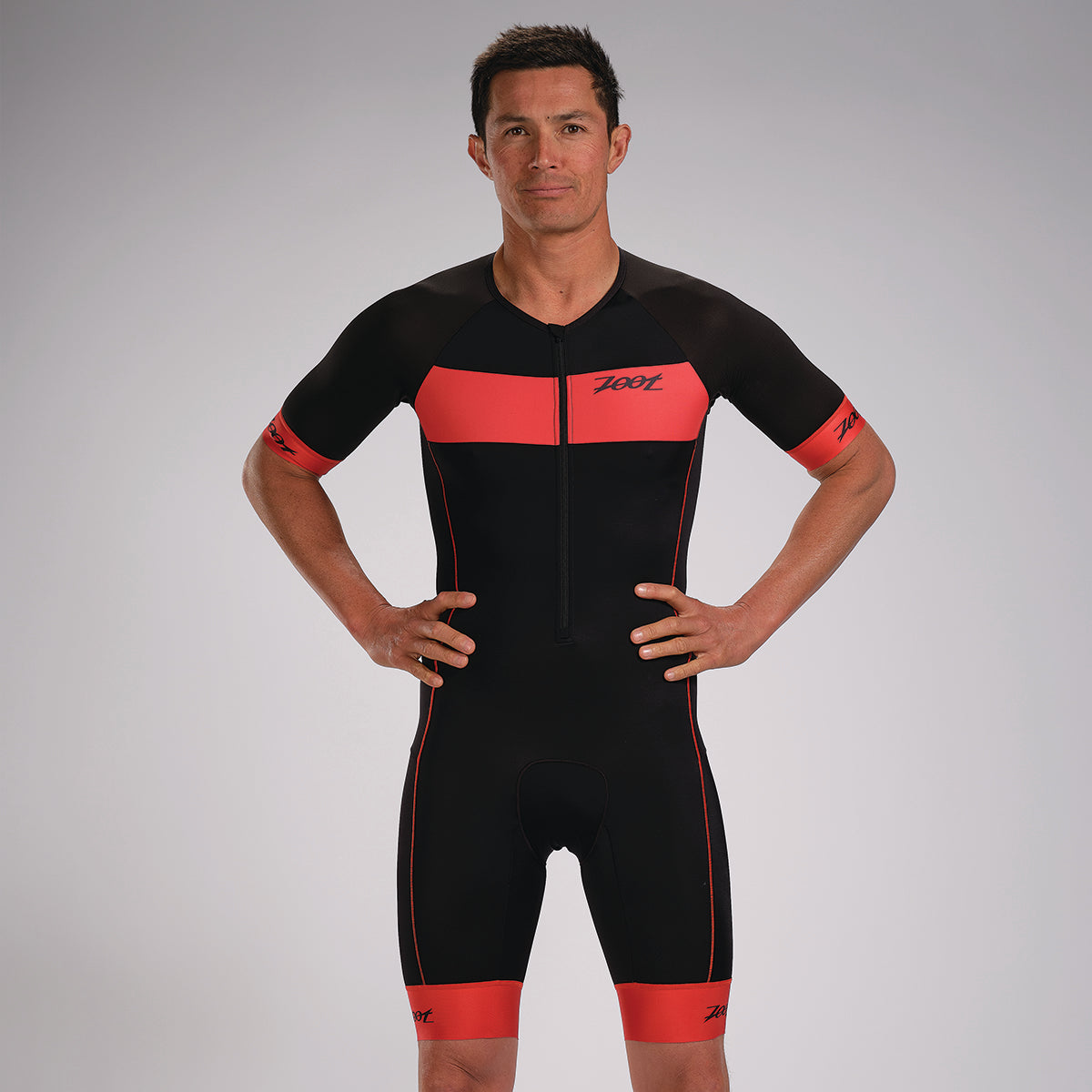 Bộ áo 3 môn Nam Zoot Core Tri AERO Racesuit - Cardinal