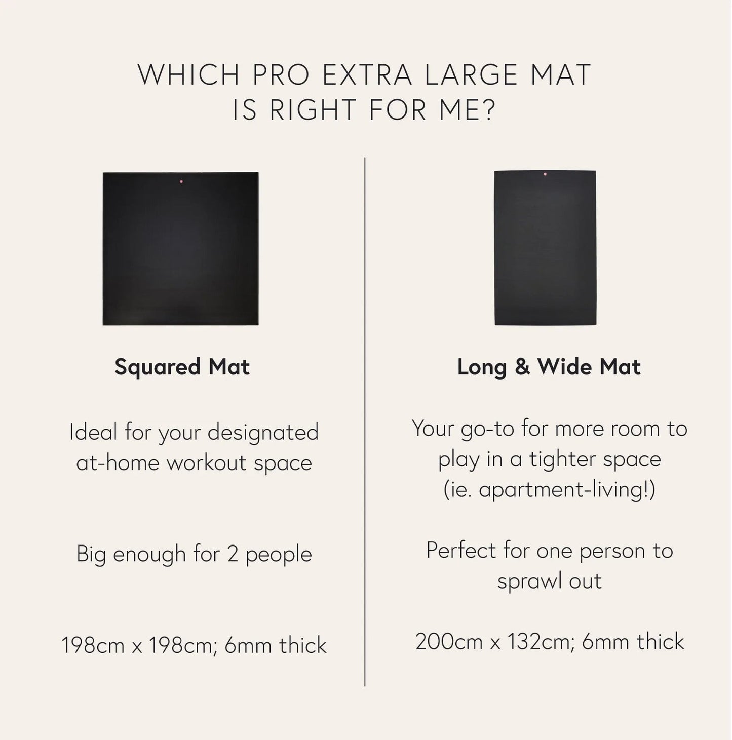 Thảm Manduka PRO Mat Long & Wide 79x52" - Đen (Black)