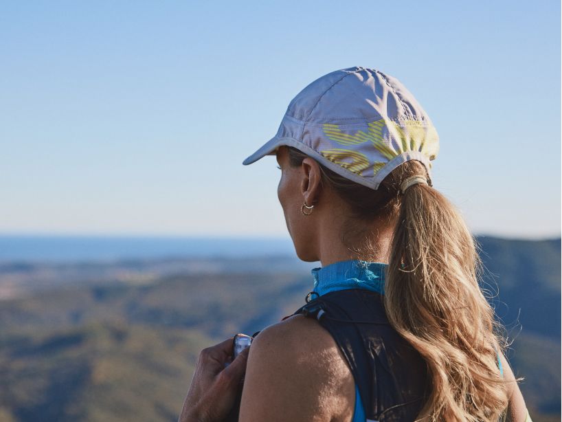 Mũ Compressport Unisex's Pro Racing Cap - Alloy/Lime