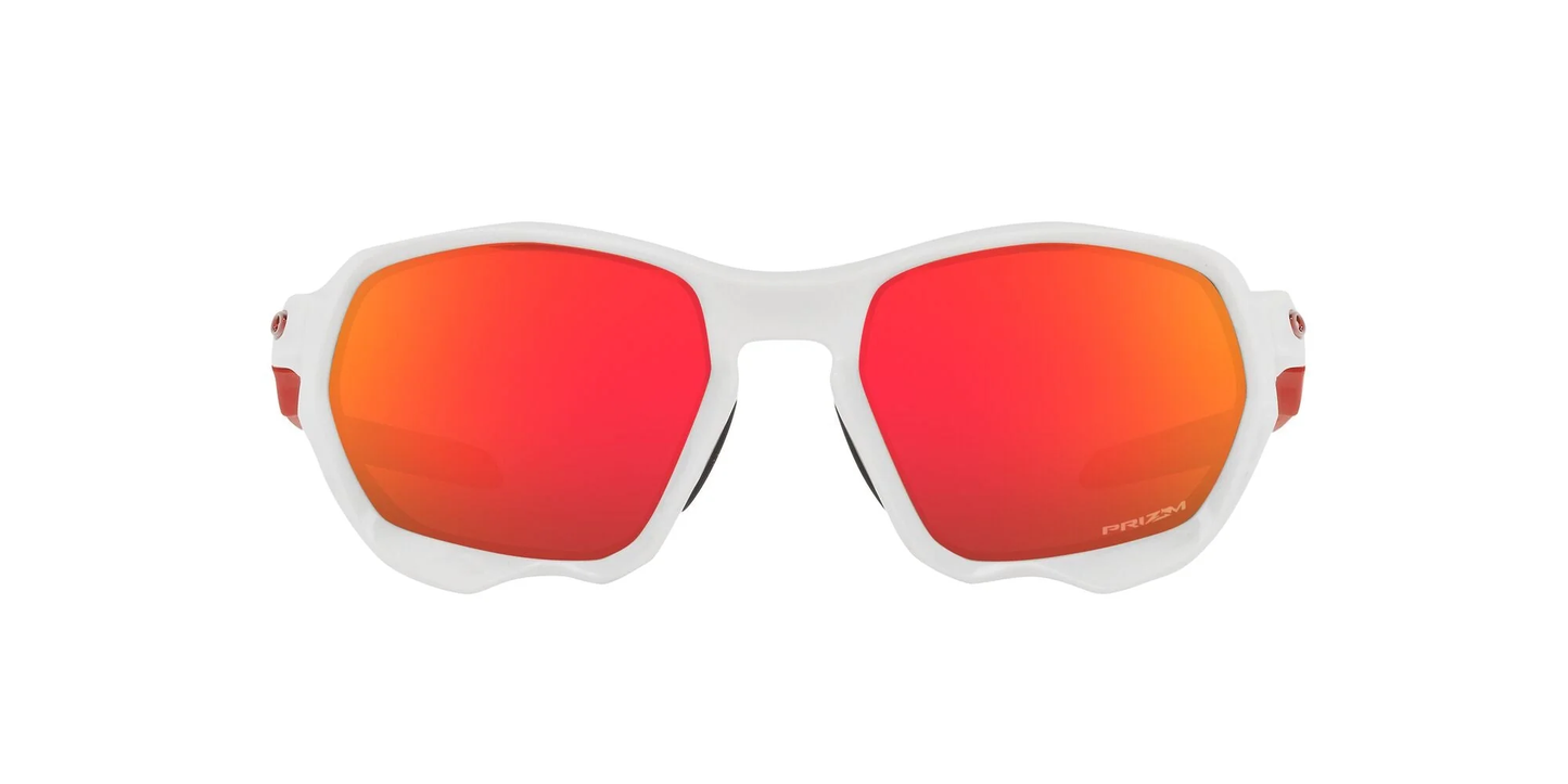 Kính đeo mắt Oakley Plazma (A) - Matte Polished White W/Prizm Ruby
