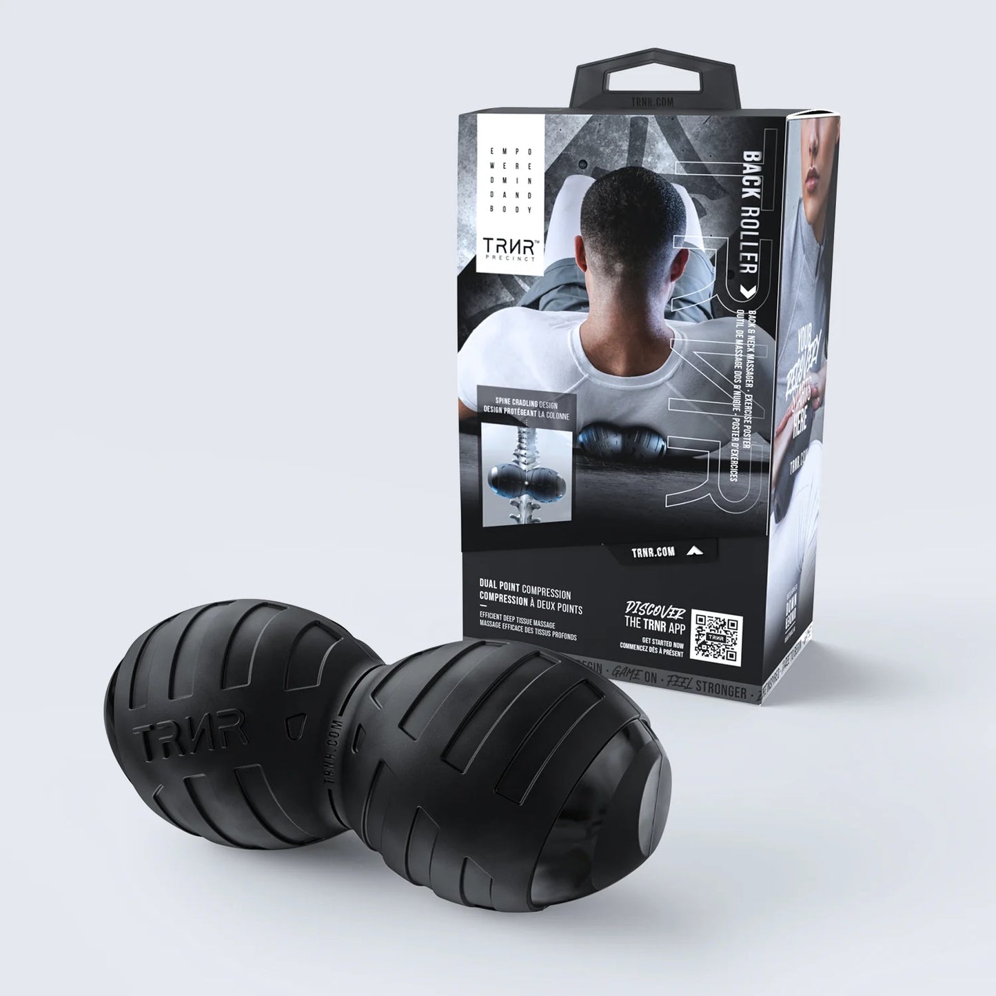 Con lăn Massage TRNR Back Roller - Đen (Black)