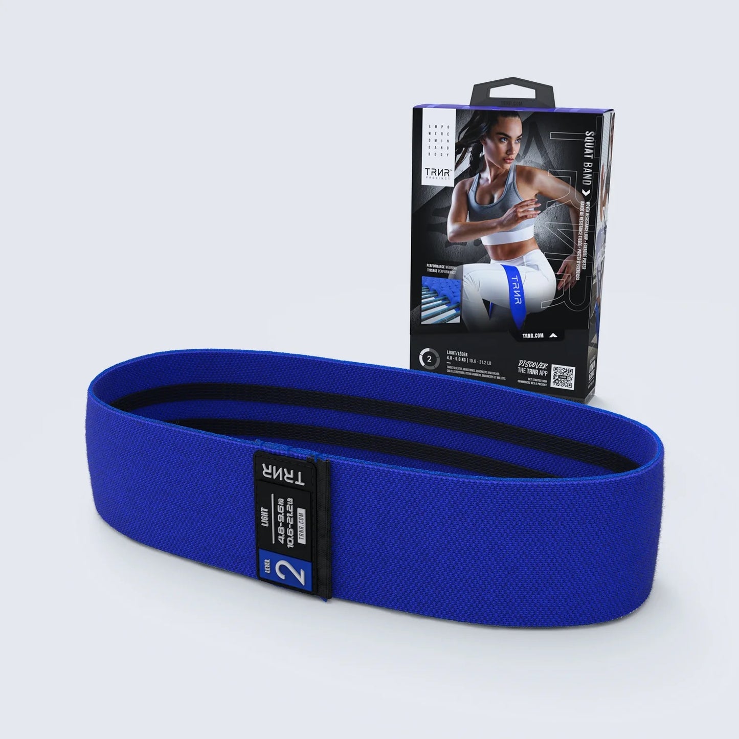 Dây kháng lực TRNR Squat Band Light - Xanh (Blue)