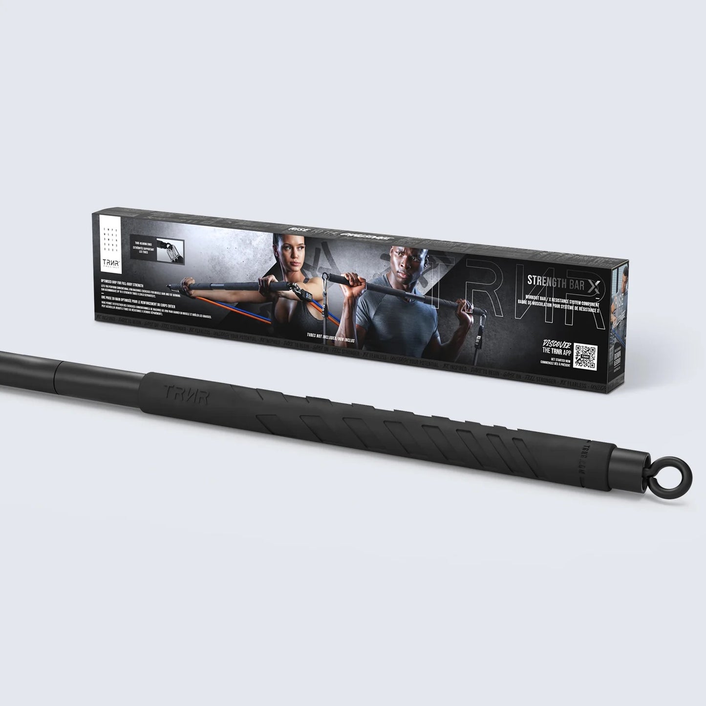 Thanh tập kháng lực TRNR Strength X Resistance Bar - Đen (Black)