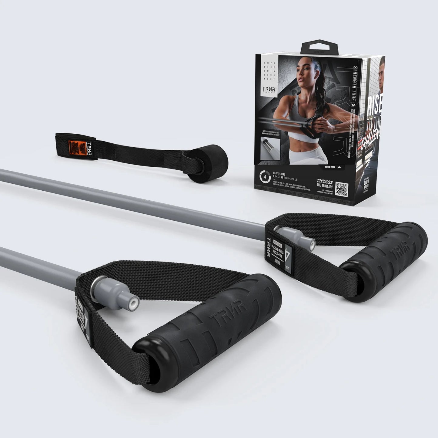 Dây tập kháng lực TRNR Strength Tube Heavy - Xám (Grey)