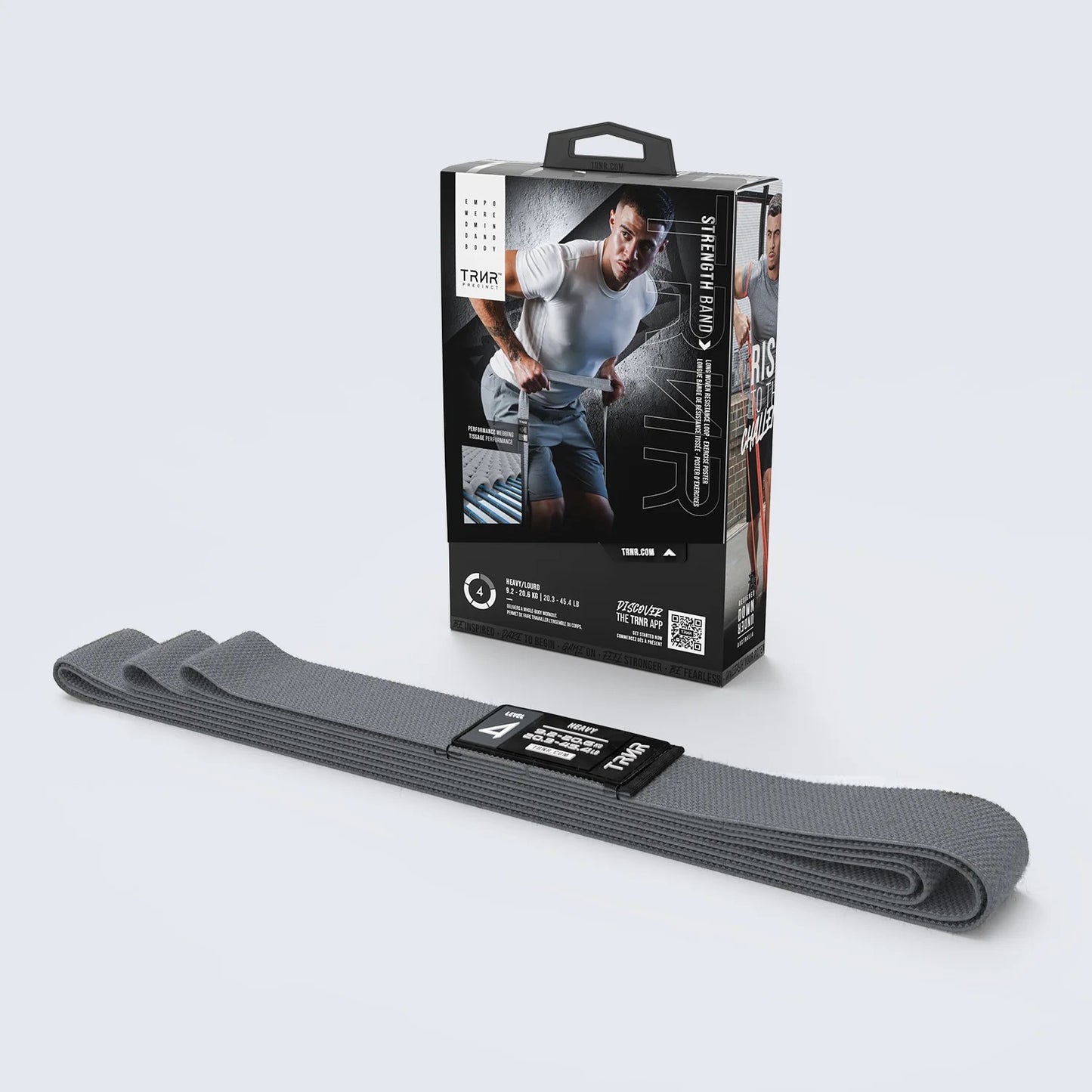 Dây kháng lực TRNR Strength Band Heavy - Xám (Grey)