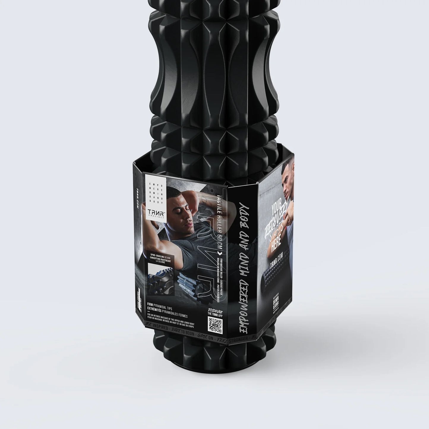 Con lăn Massage TRNR Tactile Roller 60cm - Đen (Black)