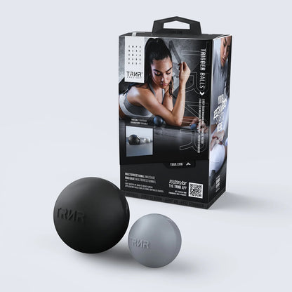 Bóng Massage TRNR Trigger Balls - Đen & Xám (Black & Grey)