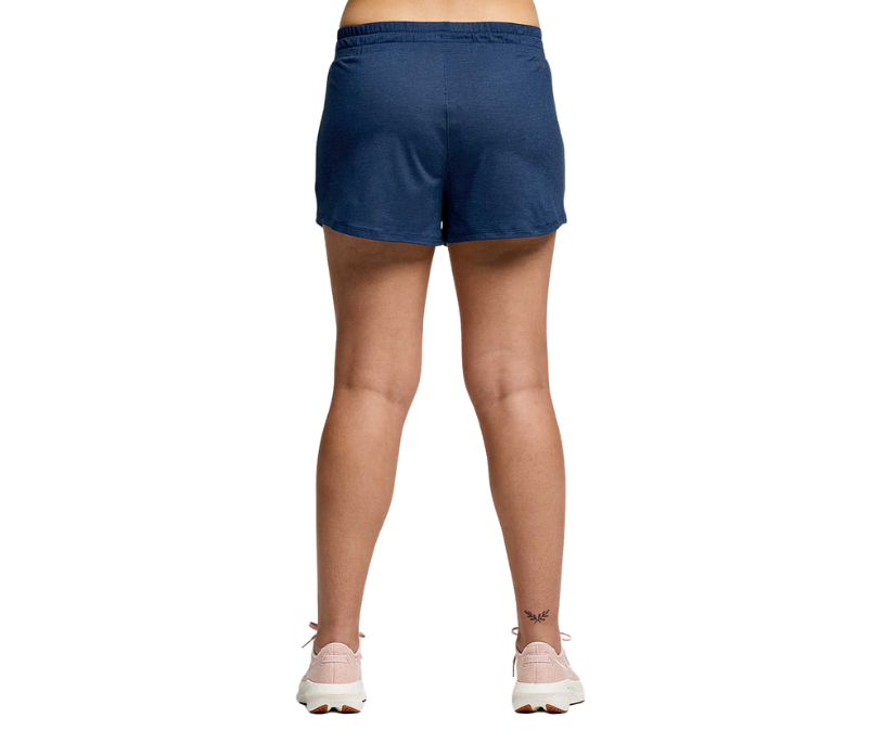 Quần chạy bộ Nữ Saucony Triumph 3" Short - Xanh Navy (Navy Heather)