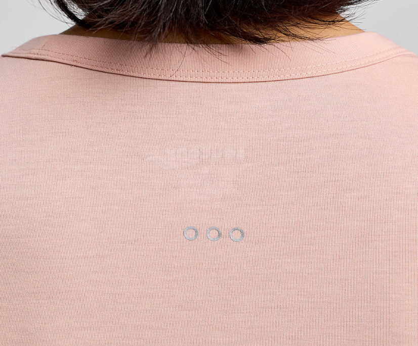 Áo chạy bộ Nữ Saucony Triumph Short Sleeve - Hồng (Lotus)