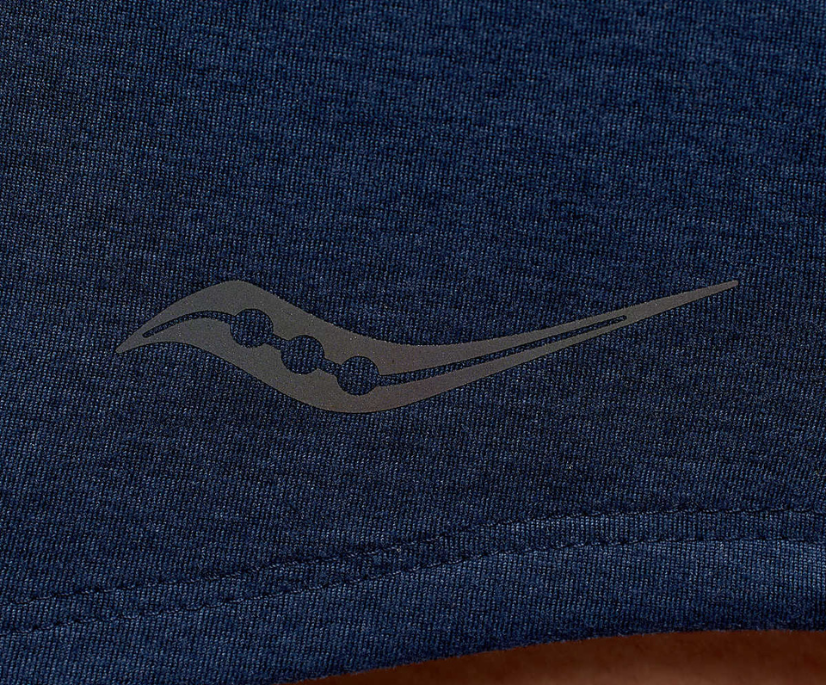 Quần chạy bộ Nữ Saucony Triumph 3" Short - Xanh Navy (Navy Heather)