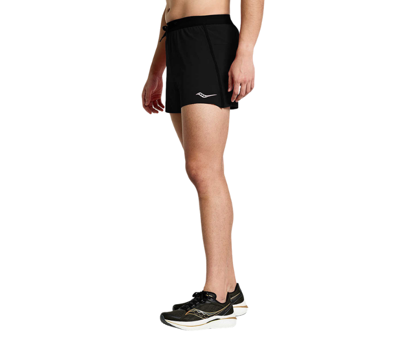 Quần chạy bộ Nam Saucony Outpace 3" Short - Đen (Black)