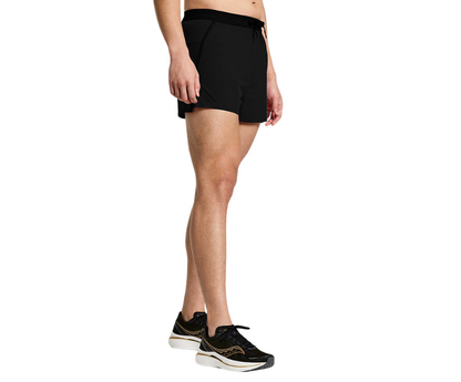 Quần chạy bộ Nam Saucony Outpace 3" Short - Đen (Black)