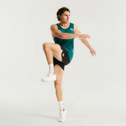 Áo chạy bộ Nam Pressio Elite Singlet - Xanh (SPR/SLV)