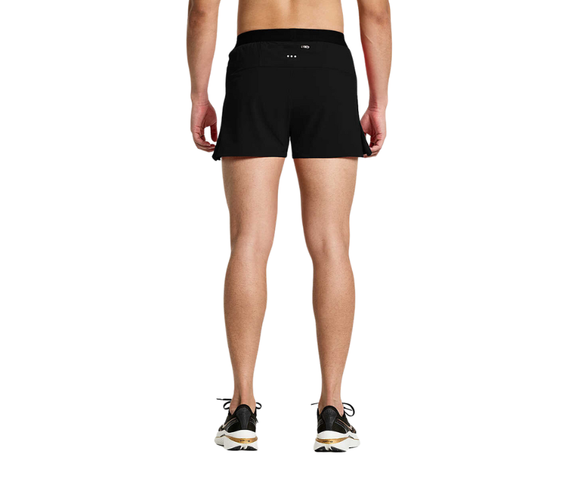 Quần chạy bộ Nam Saucony Outpace 3" Short - Đen (Black)