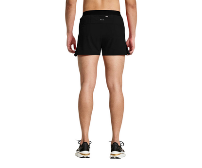 Quần chạy bộ Nam Saucony Outpace 3" Short - Đen (Black)