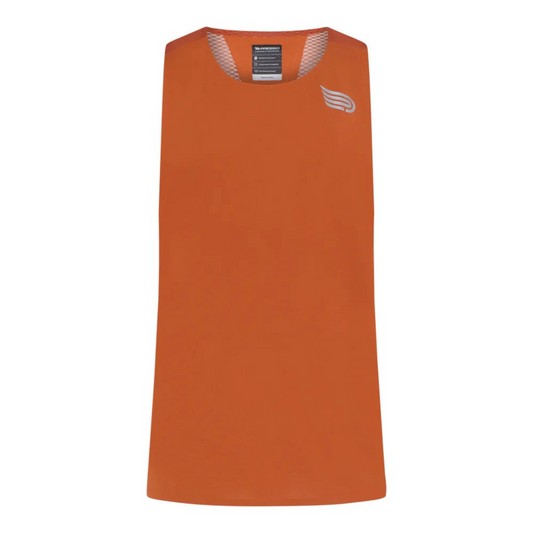 Áo chạy bộ Nam Pressio Elite Singlet - Nâu đất (CLD/SLV)