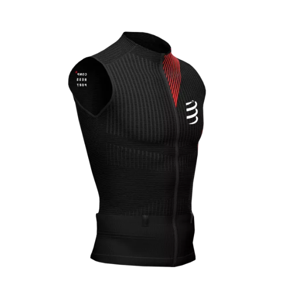 Áo chạy Trail Nam Compressport Trail Postural Tank Top - Đen (Black)