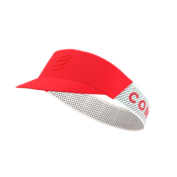 Mũ chạy bộ Compressport Pro Racing Visor - Đỏ (Fluo Red)