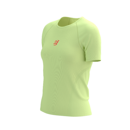 Áo chạy Trail Nữ Compressport Trail Racing SS Tshirt - Xanh (Shadow Lime)