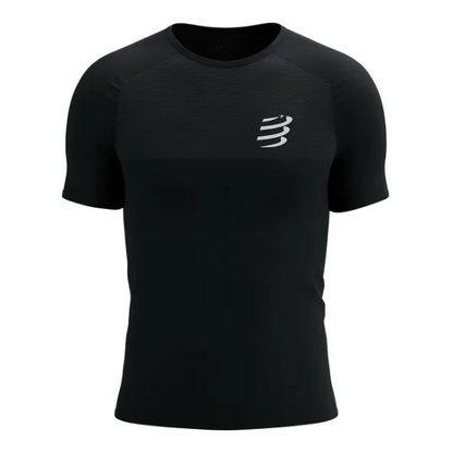 Áo chạy bộ Nam Compressport Performance SS Tshirt - Đen/Trắng (Black/White)