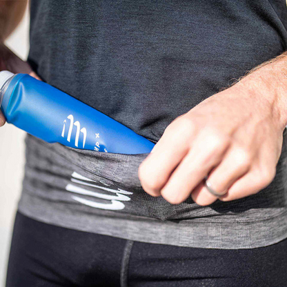 Đai chạy bộ Compressport Unisex's Free Belt - Đen (Black)