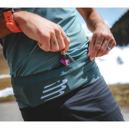 Đai chạy bộ Compressport Free Belt - Green Gables/Silver Pine