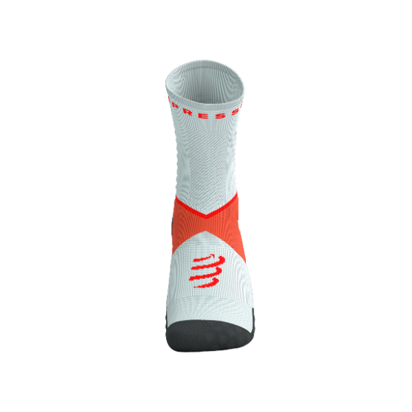 Tất Chạy Trail Compressport Ultra Trail Socks V2.0 - Gray Violet/Tigerlily