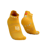 Compressport Unisex's Pro Racing Socks v4.0 Run Low - Citrus/Alloy