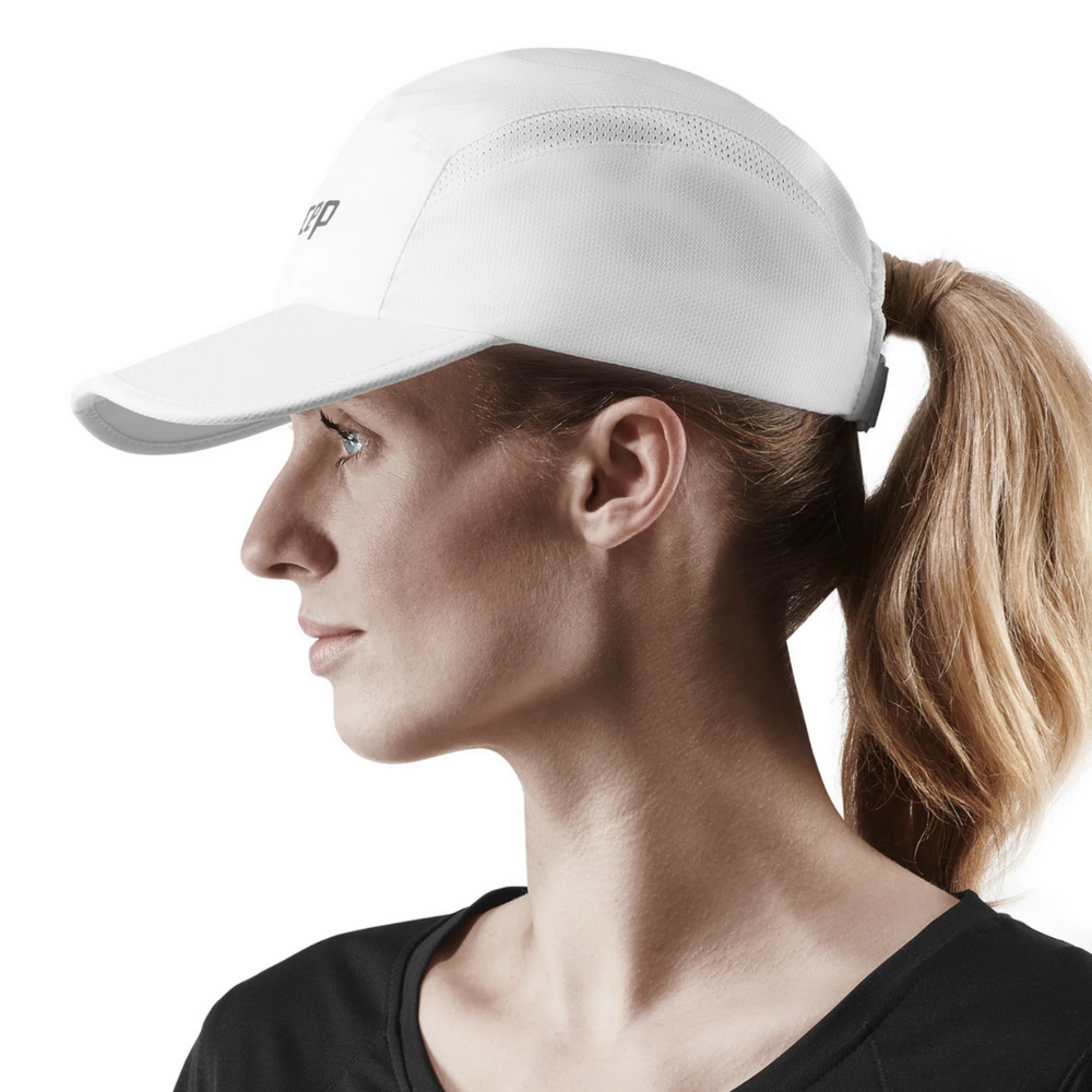 CEP Unisex's Running Cap - White