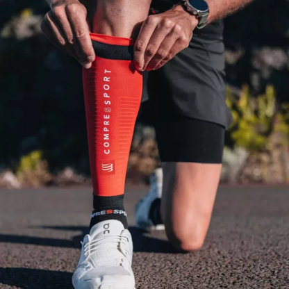 Băng bảo vệ bắp chân Compressport Calf Sleeves R2 3.0 - Đỏ (Red/Black)