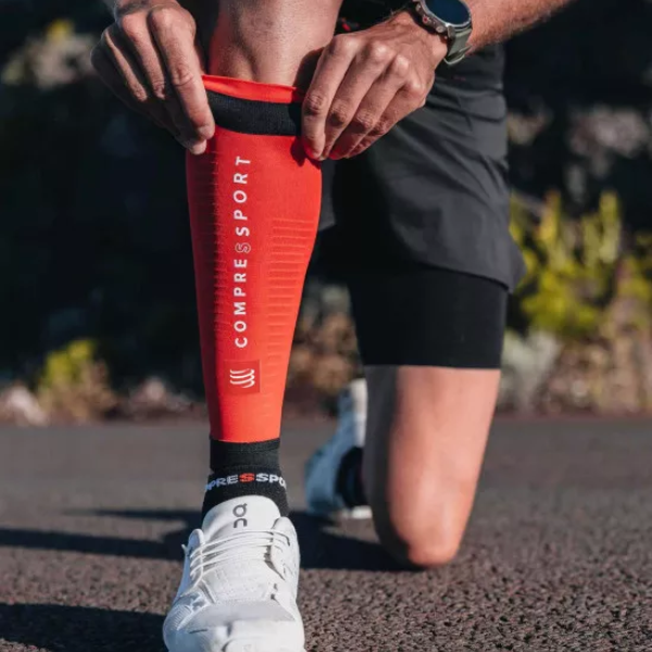 Compressport Calf Sleeves R2 3.0 - Red/Black