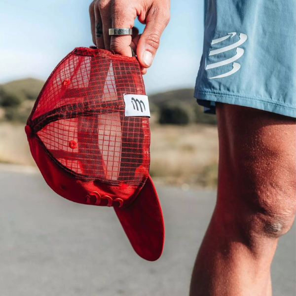 Mũ Compressport Racing Trucker Cap - Đỏ (Samba Red)