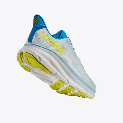 Giày chạy bộ Nam HOKA Clifton 9 Wide - Xanh (Ice Water/Evening Primrose)