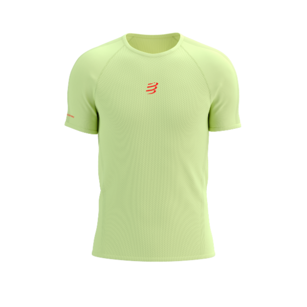 Áo chạy Trail Nam Compressport Trail Racing SS Tshirt - Xanh (Shadow Lime)