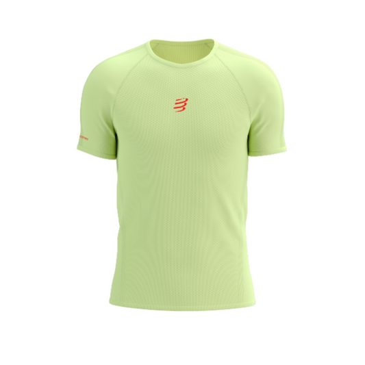 Áo chạy Trail Nam Compressport Trail Racing SS Tshirt - Xanh (Shadow Lime)