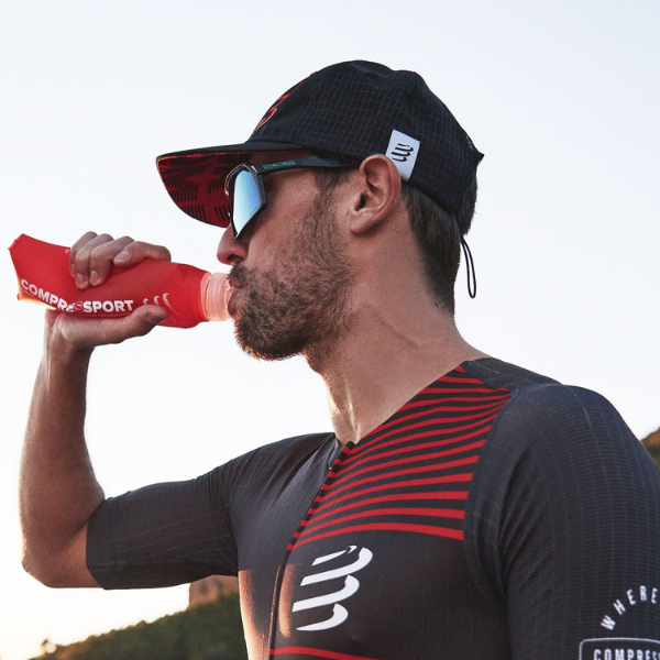 Mũ Compressport Racing Trucker Cap - Đen (Black/Red)