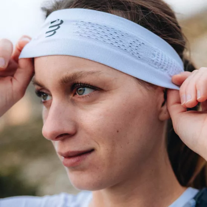 Băng đô thể thao Compressport Thin Headband On/Off - Trắng (White)