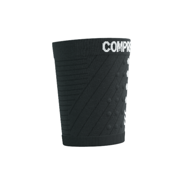 Băng bảo vệ cổ tay Compressport Unisex's Sweatbands 3D.Dots - Đen (Black)