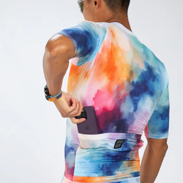 Áo đạp xe Nam Zoot Men's Elite Cycle Aero Jersey - Chromoflow