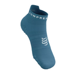 Compressport Unisex's Pro Racing Socks v4.0 Run Low - Niagara/White