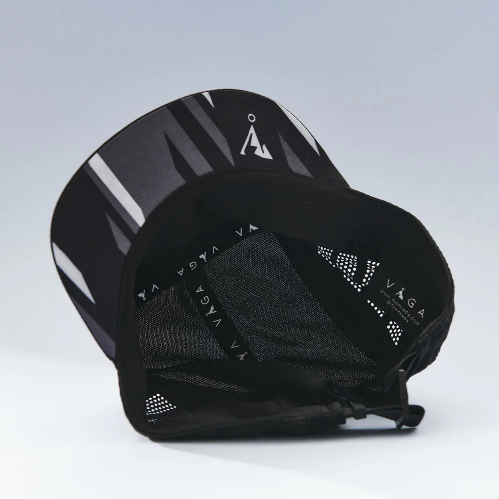 Nón VAGA - Feather Racing Cap - Black/Charcoal/Mist Grey/White