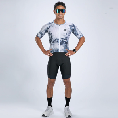 Đồ Ba môn Nam Zoot Men's Elite Tri Aero Fz Racesuit - Vapor White