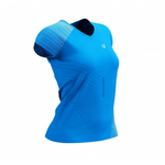 Compressport Women's Performance SS Tshirt - Pacific Blue