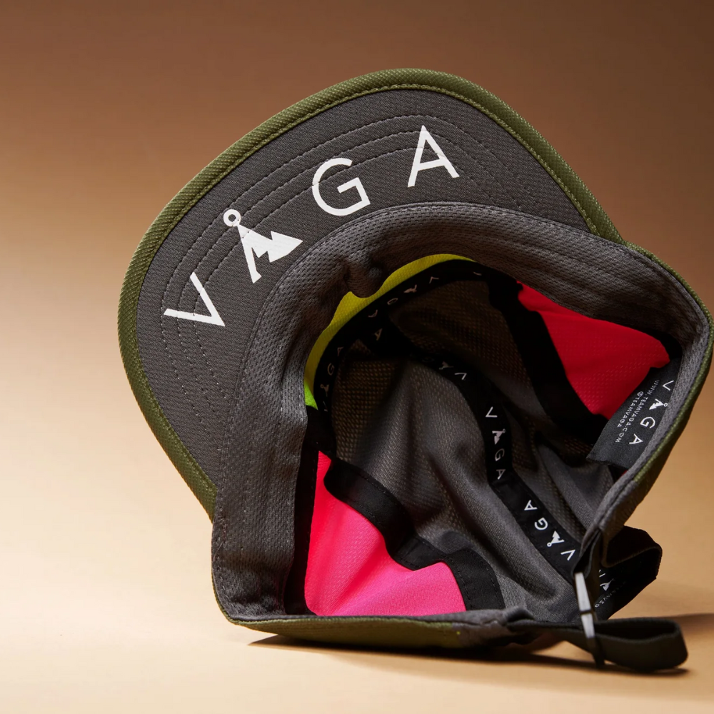 Nón VAGA - Club Cap - Mid Grey/Military Green/Neon Pink/Charcoal/Neon Yellow